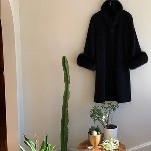 Cinzia Rocca Fur and Wool Coat